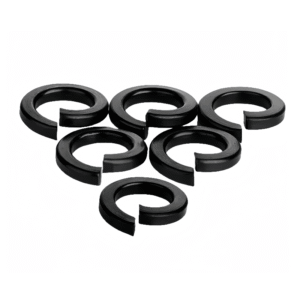 Spring Washer, Black, Yellow Zinc, Flat Washer, Fastener-Fitting
