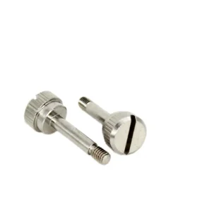 DIN465 Slotted Knurled Screws – High Style | Hand-Tightening Screw with Precision Grip