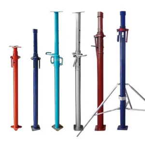 Q235 Steel Scaffolding Poles Adjustable Building Aluminum Formwork Steel Support – Push Pull Jack Post / Acrow Prop