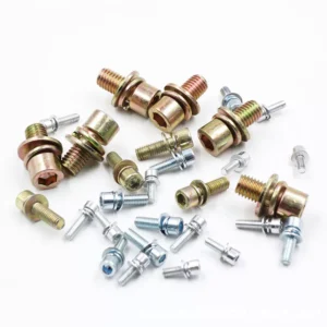 DIN912 Hex Socket Head Combination Bolt with Flat & Spring Washer | High-Strength Assembly Fastener