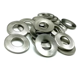 NF E 25-511 Conical Knurled Spring Washers – High-Tension Locking Washers for Vibration and Load Stability
