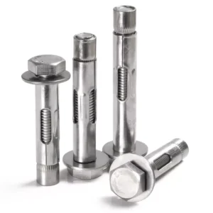 304 Stainless Steel Hex Head Sleeve Expansion Anchor Bolts, With Long Holes