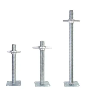 Steel Fixed/Swivel Adjustable Scaffolding Solid Steel Base Jack – Scaffolding Accessories