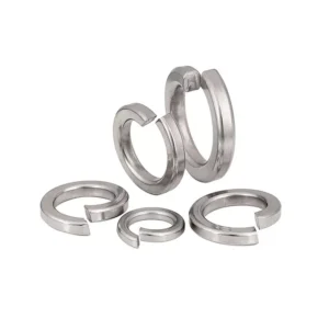 DIN 7980 Spring Lock Washers with Square Ends | For Cheese Head Screws | Spring Steel & Stainless Steel | OEM Available