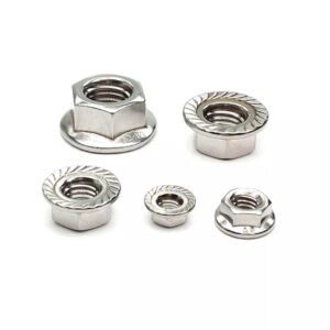 DIN 6923 Hex Flange Nuts | Stainless Steel & Carbon Steel | OEM Customization Available