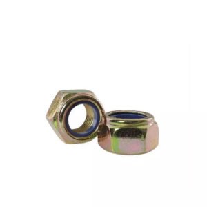 DIN985 Nylon Lock Nuts | Thin Hex Type | Carbon Steel Yellow Zinc | Prevailing Torque Nuts