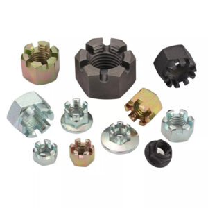 DIN 935-1 Hexagon Slotted Nuts & Castle Nuts | Metric Coarse & Fine Thread | Carbon Steel / Stainless Steel