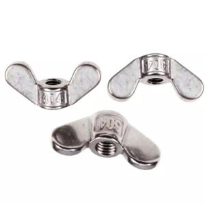 NF E27-454 Wing Nuts, Round Nose - High Type | Carbon & Stainless Steel | Multiple Finishes | OEM Support