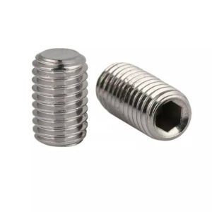 JIS B1177 Hexagon Socket Set Screws with Flat Point – Precision Threaded Fasteners | Carbon & Stainless Steel