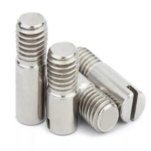 NF E 25-175 Slotted Headless Screws with Shank – Precision Fasteners | Carbon & Stainless Steel
