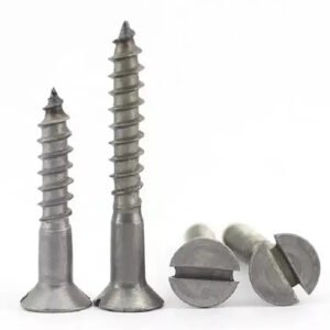 ISO1482 Slotted Countersunk (Flat) Head Tapping Screws – Self-Tapping Fastener for Metal & Wood