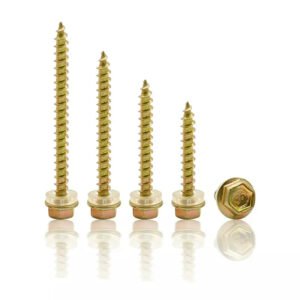 BS7599 Metric Hexagon Washer Head Tapping Screws – High-Grip Self-Tapping Fasteners for Metal and Composite Surfaces