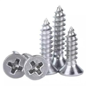 UNI 7910 Cross Recessed Countersunk Head Tapping Screws with Rapid Teeth